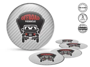 Wheel Sticker Logo Enhanced Stellar Flux Vector